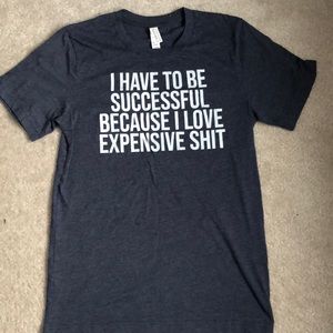 Bella Canvas Heather blue T-shirt